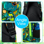 Dino Explorer 16" Kids Backpack Set (3-Piece with Lunch Box)