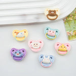 Lovely Pack of 10 Miniature Pacifiers for Baby Dolls, Kids Play Supplies & Doll Nipples for Pretend Play