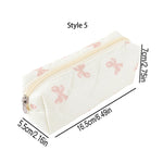 Floral Bowknot Pencil Case