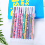 10-Piece Kawaii Floral Gel Pen Set