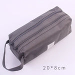 Double-Layer Canvas Pencil Case