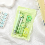 7-Piece Kawaii Flower Stationery Set