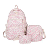 3-Piece Floral Backpack Set for Girls
