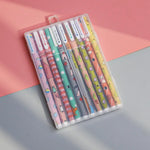 10-Piece Kawaii Floral Gel Pen Set