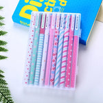 10-Piece Kawaii Floral Gel Pen Set