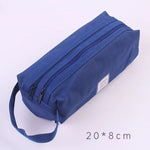 Double-Layer Canvas Pencil Case