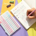 10-Piece Kawaii Floral Gel Pen Set
